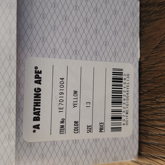 Bape Bapesta Authentic Camo Sneakers Size 13 - Picture 9 of 10